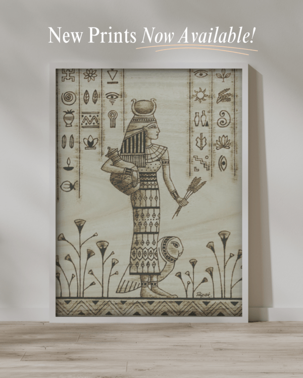 Egyptian Stylized Lakshmi