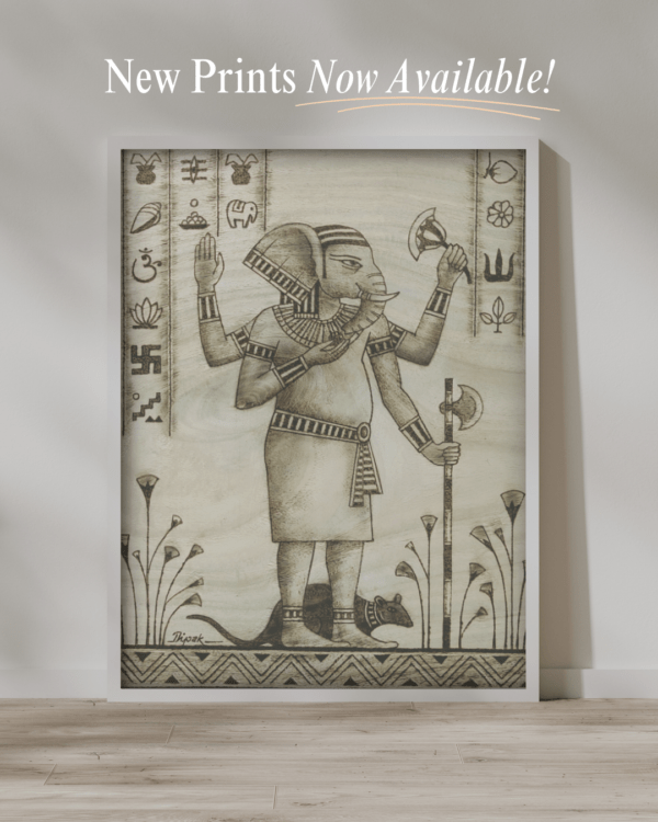 Egyptian Stylized Ganesha