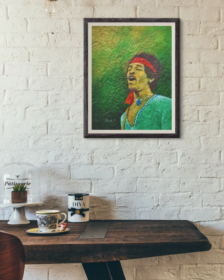 Jimi Hendrix at Woodstock '69