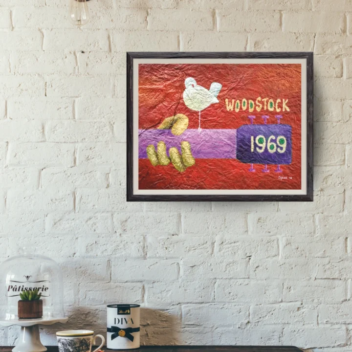 The Poster at Woodstock '69