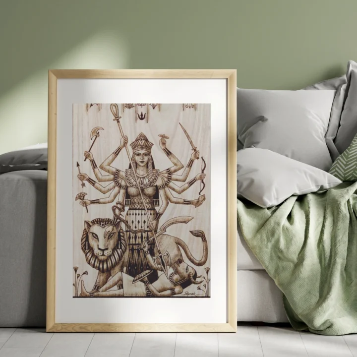 Egyptian Stylized Durga