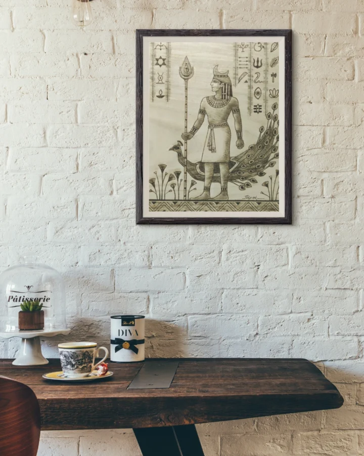 Egyptian Stylized Kartikeya